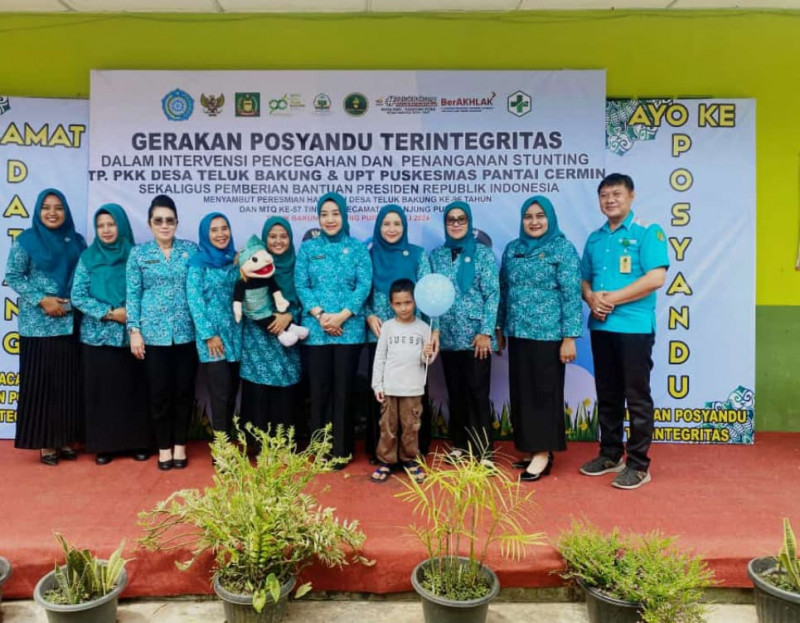 Posyandu Terintegritas: Alang atan menyapa anak-anak sehat dan kuat di Teluk Bakung